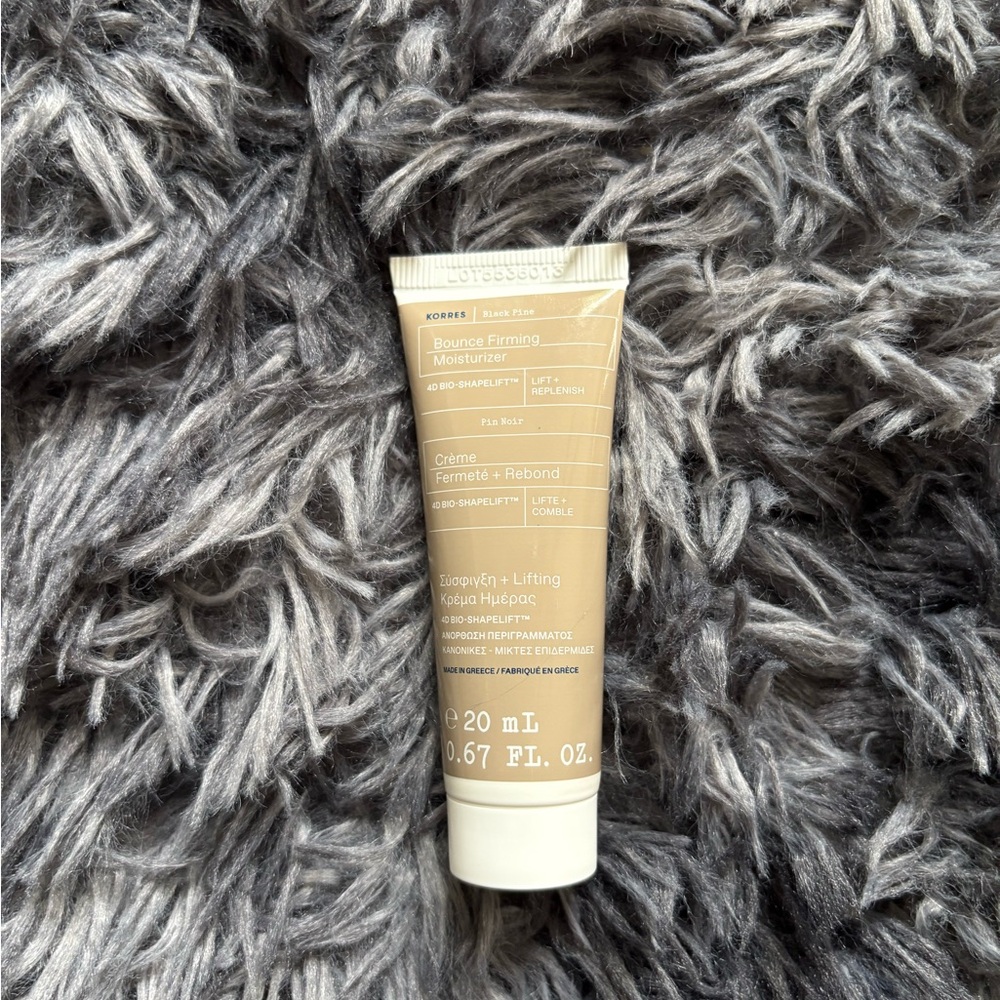 Korres Black Pine Bounce Firming Moisturizer | Anti-Aging Lifting Cream | Travel